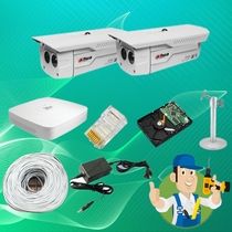 Special price Chongqing door-to-door monitoring installation NVR two-way monitoring equipment million network infrared HD camera