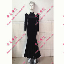 Huamei promotion new national standard ballroom dance suit slim bag hip dance dress professional modern dance practice suit B180