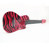 -28 inch electric box guitar Lili 6 string electric box guitar Li Li Small Guitar Travel guitar AGL-28E Red