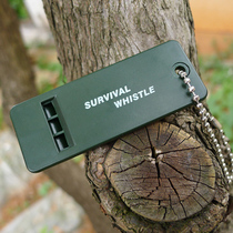 Special offer Survive high frequency tri-frequency whistle Environmental protection multi-function outdoor equipment life-saving survival whistle