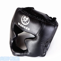 Wanshengda head protector Adult Taekwondo Children boxing Sanda Muay Thai helmet Training headgear Fight head protector