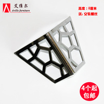High quality reinforced cabinet feet table feet sofa legs coffee table feet European foot cabinet feet TV cabinet legs 8cm high