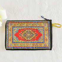 Turkish imported wallet coin wallet with blue eyes beads handbag Turkish wind gift gift
