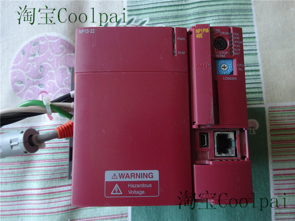 PLC NP1S-22 A NP1PM-48E (CPU) NP1BS-03 (base plate)