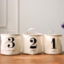 Special foreign trade cotton linen fabric flower insert waterproof desktop finishing storage basket creative decoration flower pot flower basket decoration