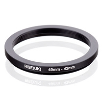 High quality metal filter lens switching ring large transfer small inverted ring 49mm-43mm switching ring