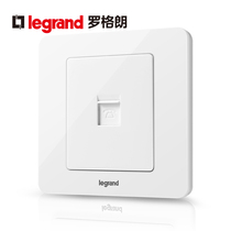  tcl Legrand switch socket panel Yidian Magnolia white one-digit single telephone voice signal power supply Type 86