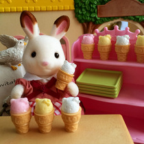 Simulation food play 1:12 Play House scene doll house food play mini accessories cone ice cream