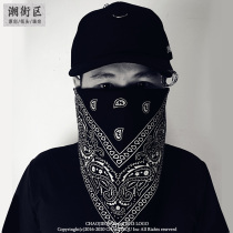 European and American Street Trends West Coast Cashew Square Scarf Hip Hop Street Dance bboy Cotton Korean Scarf Tide Men