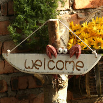 Customizable small crabs welcome to the listing tag Mediterranean creative welcome business door customization