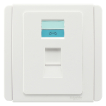 Schneider switch socket E3000 Metropolis series Single phone voice socket 86 type panel blabet