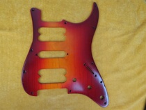 One guitar solid wood wooden guard HSH single double single handmade natural hardwood