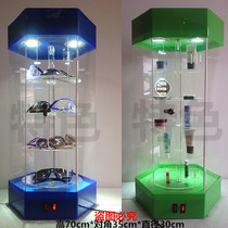 Acrylic jewelry display rack gift cosmetics 3D glasses perfume watch plexiglass rotating display cabinet