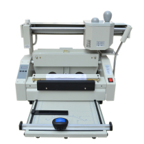 Rongda JB-5 wireless desktop glue binding machine This machine manual multi-function glue binding machine with indentation hardcover