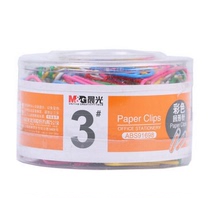 Chenguang office supplies chenuang 3 paper clip financial binding supplies stationery silver color paper clip metal small pin return needle