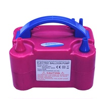 Quick electric inflator special balloon electric pump for double hole inflator