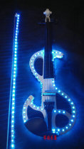 Solid Wood luminous electronic violin luminous violin silent electric violin suitable for stage performance