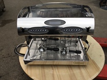 Second-hand semi-automatic coffee machine double-head electronic control Commercial household 220V Italian high cup steam coffee machine
