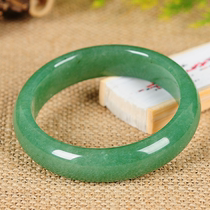 Natural Tanglin jade bracelet womens 53-63MM ring mouth jade bracelet Emerald color jade round bracelet with certificate