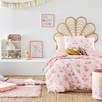 Xiao Yu Ji Australia adairs childrens bedding quilt cover pillowcase pink flamingo cotton Princess
