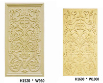Sandstone roll leaf relief TV background wall decoration European style FRP relief Garden Wall Wall wall painting