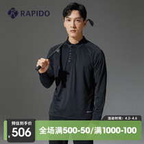 RAPIDO Thunder Walk Fall New Pint Men T-Shirt Classic Base Hit Bottom Fashion Casual Long Sleeve Polo