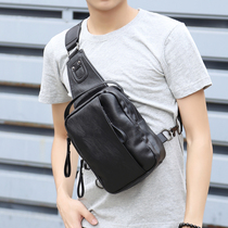 Trend Large Capacity Mens Chest Bag Han Version Casual Purse Tide Mens Bag Bag Single Shoulder Backpack Inclined Satchel Backpack Tide Bag