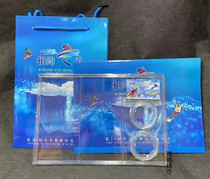 New issue commemorative coins commemorative banknotes acrylic collections 2 coins 2 sides look at acrylic Collection Box Book