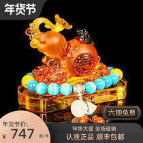 Glass gourd interior ornaments perfume seat accessories car car interior high-end decorative supplies car car accessories