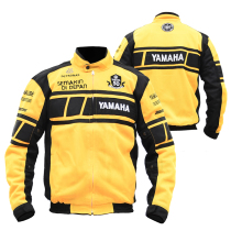 Summer mesh breathable riding suit mens motorcycle knightssuit racing suit anti-drop locomotive jacket Yamaha yellow