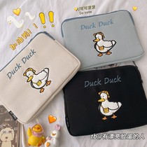 Korean ins Wind cartoon cute iPadpro protective cover inner bag macbook laptop bag