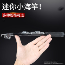 Japan Import Fishing Rod Mini Small Sea Rod Suit Fishing Ultra Short Portable Ditto Rod Full Set Single Metal Wheel Lujah