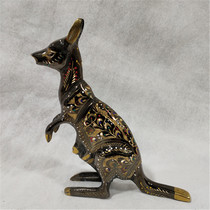 Kangaroo copper kangaroo ornaments Pakistan copper kangaroo gift factory direct sales