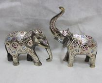 12 inch Lucky elephant Pakistani bronze Bronze elephant