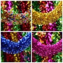 Wedding decoration supplies Color strip wool strip Pull peanut Day Decoration Festival June 1 Festival ribbon activities Christmas party