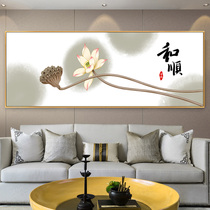 Lotus cross stitch 2021 new thread embroidery 2020 living room atmosphere own embroidery handmade bedroom simple modern simple