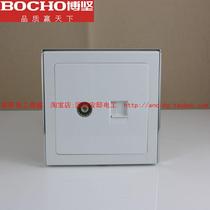 BOCHO Bojian switch socket C60 telephone TV socket 86 TV plus telephone 86 TV phone