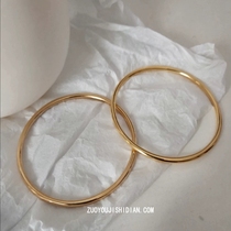 ins Titanium steel does not fade 18K gold bracelet female student Korean version of simple and versatile temperament trend girlfriends two models