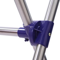 Clothes hanger accessories connector folded floor X-type clothes rack accessories X-type clothes rack shaft connector bend