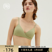 NEIWAI inside and outside zero min * Rograin triangular cup cotton cross lingerie woman no steel ring bra A-C cup no mark