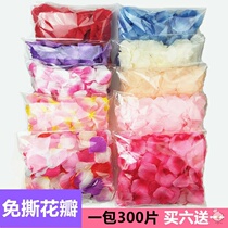 Rose wedding fake flower to do petals making petals bulk three-dimensional silk cloth flower mini fake flower no tear