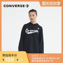 CONVERSE CONVERSE Official Letter Print Pullover Hoodie Loose Sweater 10017675-A06
