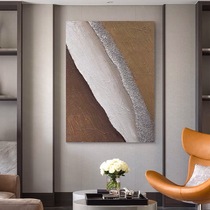 Hand-painted oil painting porch living room background wall decorative painting custom pawned three-dimensional abstract hanging painting high-end texture painting