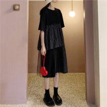 Maternity summer dress 2021 new summer loose large size top fashion suit net red summer skirt