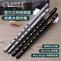 Clarke Clark Irish whistle tin traditional C- tone d-tone clarinet metal British imported musical instruments