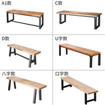Nordic solid wood bench leisure wooden bench table stool home bench bench chair clothing store rest stool shoe stool