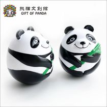 Panda tumbler toys cute childrens educational baby ornaments doll baby gifts Chengdu Wenchuang souvenirs