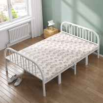 Folding bed single household recliner office lunch break lunch bed sturdy and durable cot portable marching simple bed
