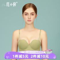 Flower room lingerie women small breasts Polygnag with sexy anti-sagging anti-sagging without steel ring bra hood suit thin section 262