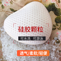 Special breathable swimming foam spa sports matching bra for breast removal after light silica gel granules